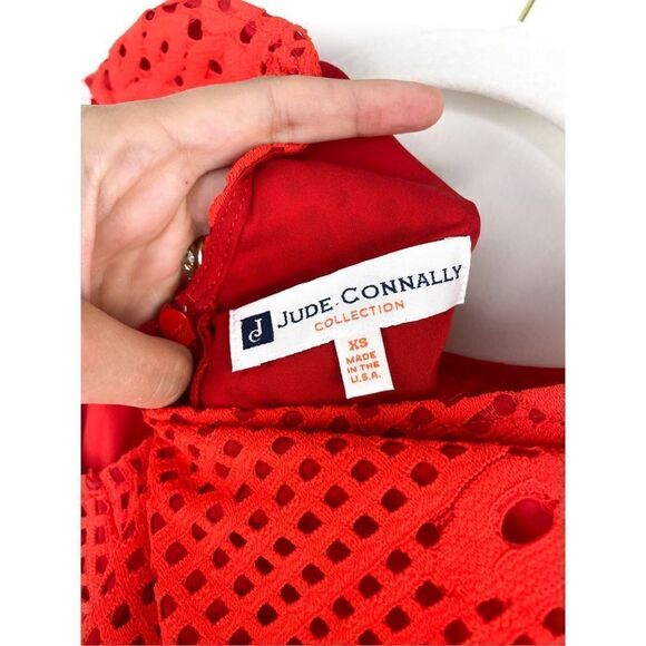 Jude Connally "Poppy"‎ Lace Sleeveless Fit and Flare Dress, Size XS - Picture 9 of 10